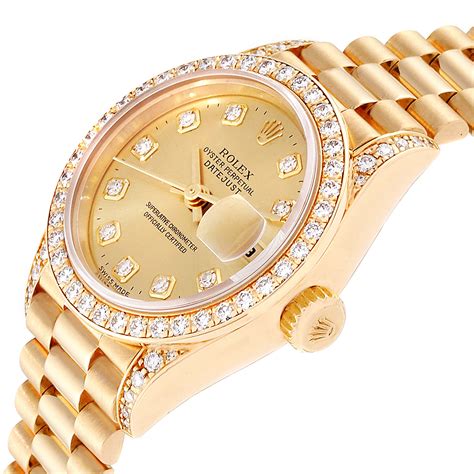 ladies diamond rolex watches for sale